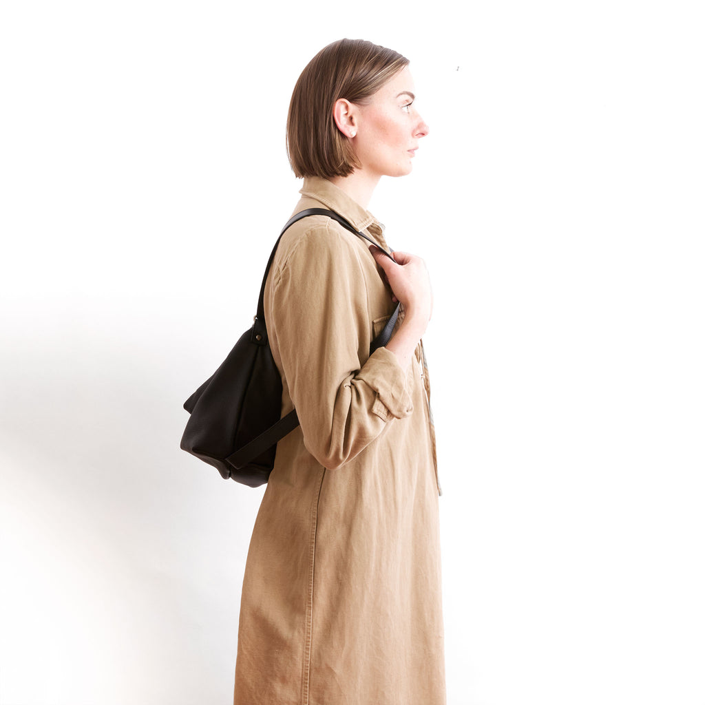 model shot duffel small nero backpack configuration