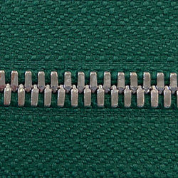 emerald | nickel | zipper swatch