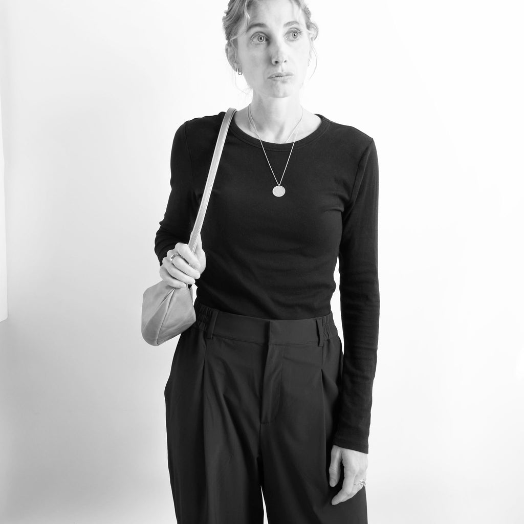 model with luna small