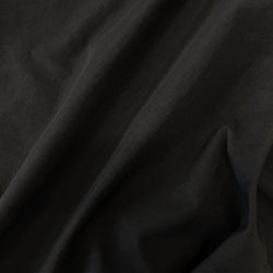 matte black japanese textured canvas blend | swatch