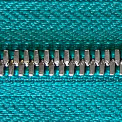 tourmaline | nickel | zipper swatch