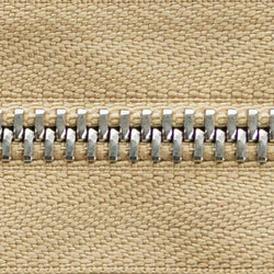 cafe | nickel | zipper swatch