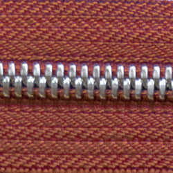 clay | nickel | zipper swatch