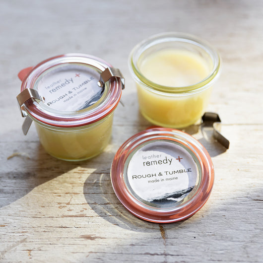 R&T leather remedy with Maine bees wax