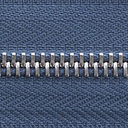 light navy | nickel | zipper swatch