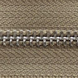 mocha | nickel | zipper swatch