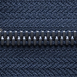 navy | antique silver | zipper swatch