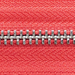 persimmon | nickel | zipper swatch