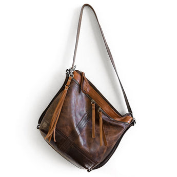 VTG506 | Anne | Georgia | Vintage Hobo Double Zip - Small