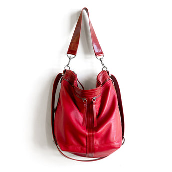 VTG208 | Jenny | Vintage Hoop Hobo Double Zip - Medium