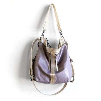 VTG209 | Lori | Vintage Hoop Hobo Double Zip - Medium