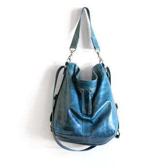 VTG283 | Nevena | Vintage Hoop Hobo Double Zip - Large