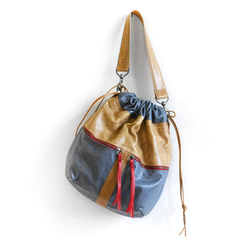 TRN142 | Alexandra | New York | Train Pack Double Zip Satchel