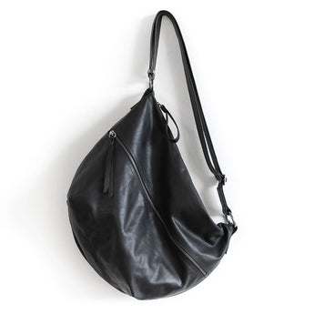 DFL224 | Alison | New York | Crossbody Duffel Single Zip Hoop - Large