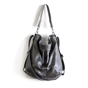 VTG288 | Brandi | Vintage Hoop Hobo Double Zip - Large