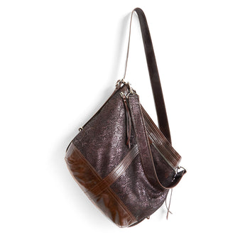 VTG646 | Caroline | Maine | Vintage Hobo Double Zip - Large