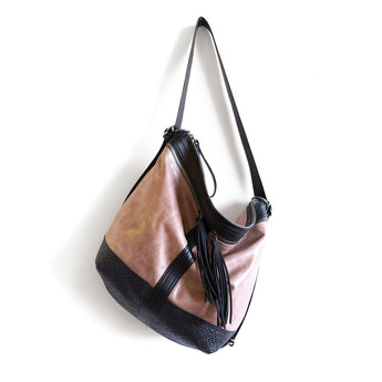 VTG604 | Carrin | Indiana | Vintage Hobo Double Zip - Large