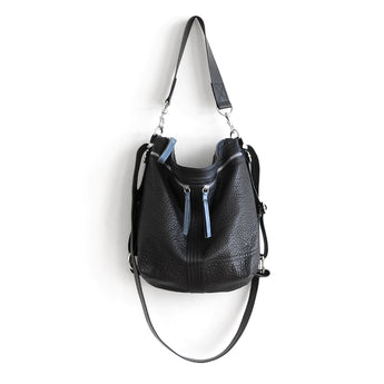 VTG306 | Cathy | Vintage Hoop Hobo Double Zip - Small