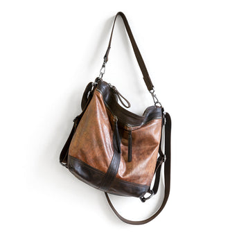 VTG025 | Chairity | Vintage Hoop Hobo Double Zip - Small