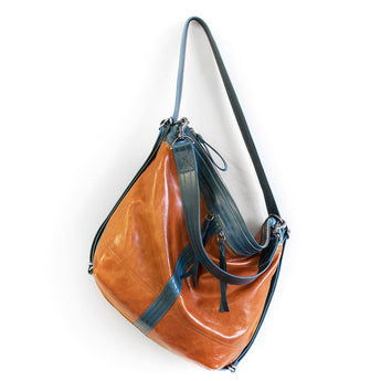 VTG490 | Christina | Michigan | Vintage Hobo Double Zip - Large