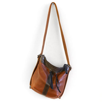 VTG504 | Christine | Massachusetts | Vintage Hobo Double Zip - XS