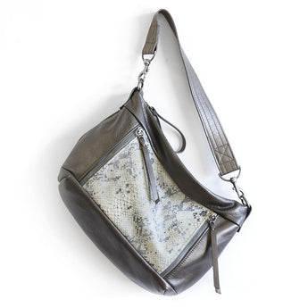 SBW112 | Christy | California | Subway Double Zip Satchel - Medium