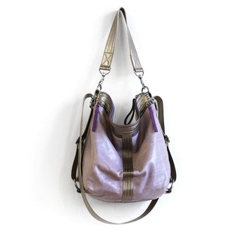 VTG368 | Clara | Vintage Hoop Hobo Double Zip - Medium