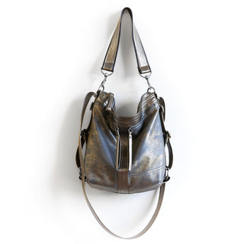 VTG428 | Courtney | Tennessee | Vintage Hoop Hobo Double Zip - Small