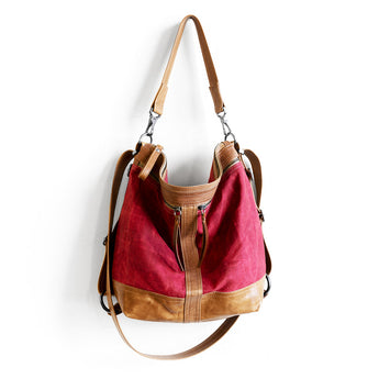 VTG192 | Dana | Vintage Hoop Hobo Double Zip - Medium