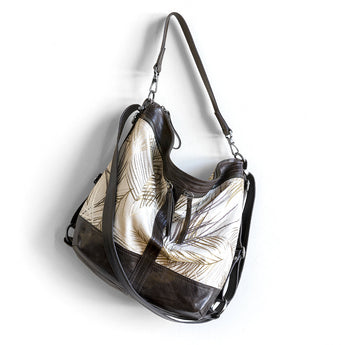 VTG213 | Deborah | Vintage Hoop Hobo Double Zip - Medium