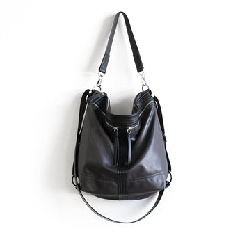 VTG309 | Diane | Vintage Hoop Hobo Double Zip - Medium