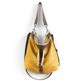 VTG493 | Donna | Ohio | Vintage Hoop Hobo Double Zip - Large
