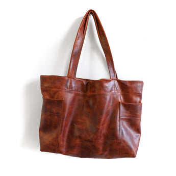 TTS066 | Eliza | Maine | Side Pocket Tote 'lined'