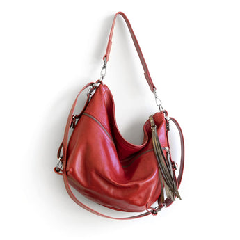 DFL102 | Elizabeth | Single Zip Hoop Duffel - Medium