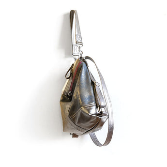 VTG323 | Elizabeth | Vintage Hoop Hobo Double Zip - Medium