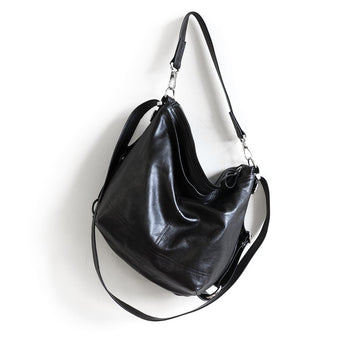 VTG477 | Elizabeth | Florida | Vintage Hoop Hobo Double Zip - Medium