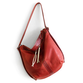 VTG513 | Elizabeth | Virginia | Vintage Hobo Double Zip - Large