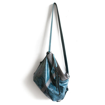 VTG588 | Elizabeth | Massachusetts | Vintage Hoop Hobo Double Zip