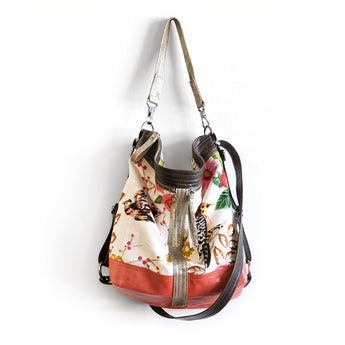 VTG285 | Emily | Vintage Hoop Hobo Double Zip - Medium