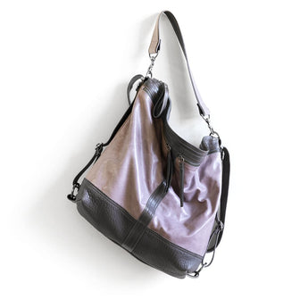 VTG348 | Erin | Vintage Hoop Hobo Double Zip - XL