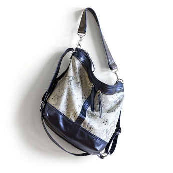 VTG261 | Erin | Vintage Hoop Hobo Double Zip - Large