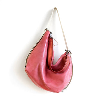 DFL017 | Ginger | NG Adjustable Crossbody Duffel with D-rings just for fun! - Large