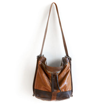 VTG432 | Gloria | Canada | Vintage Hobo Double Zip - Small