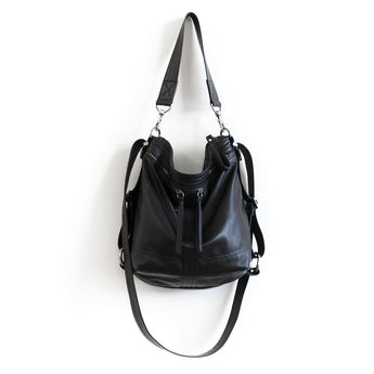 VTG406 | Gloria | Vintage Hoop Hobo Double Zip - Small