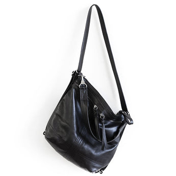 VTG478 | Gloria | Canada | Vintage Hobo Double Zip - Small