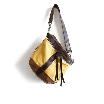 VTG605 | Heather | California | Vintage Hobo Double Zip - XS