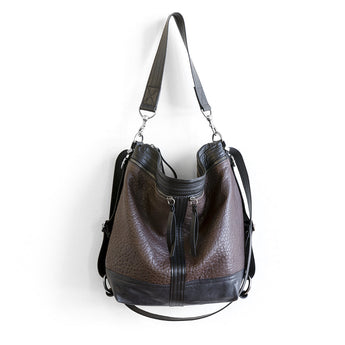 VTG154 | James | Vintage Hoop Hobo Double Zip - Medium