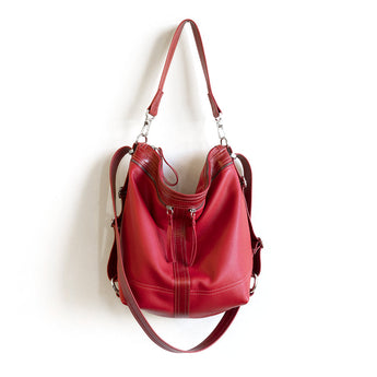 VTG064 | Jeanne | Vintage Hoop Hobo Double Zip - Medium