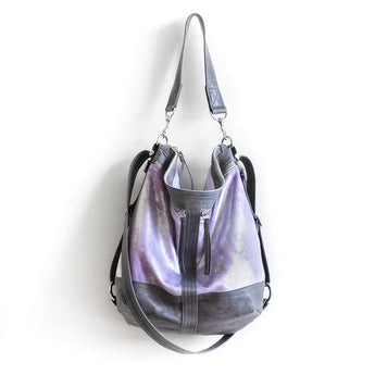 VTG388 | Jenna | Vintage Hoop Hobo Double Zip - Large