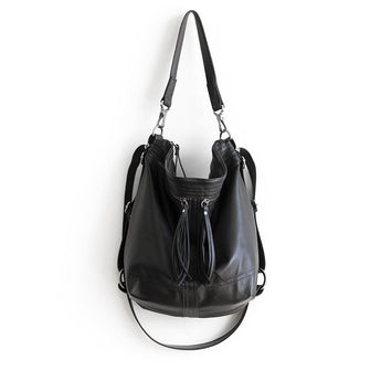 VTG373 | Jennifer | Vintage Hoop Hobo Double Zip - Medium